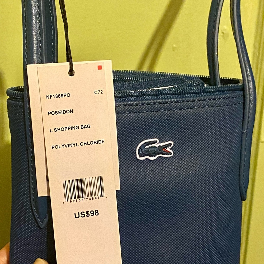 Lacoste Polyvinyl Chloride Shoulder Bag